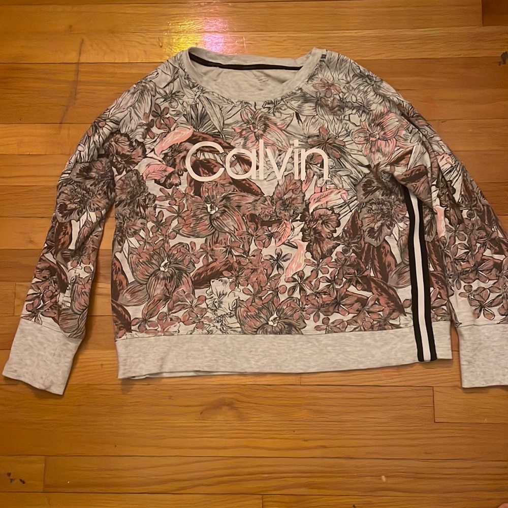 Calvin Klein Floral Sweat Shirt
